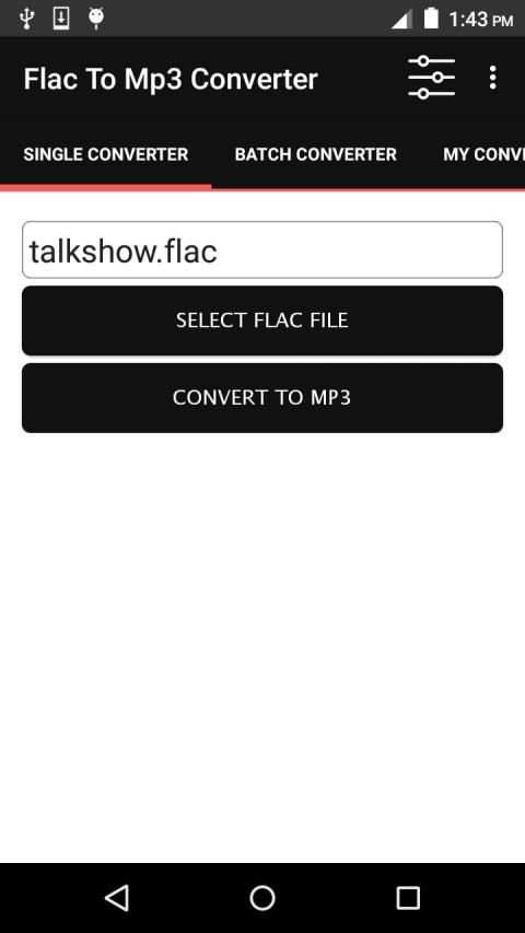 FLAC To MP3 Converter скриншот 7