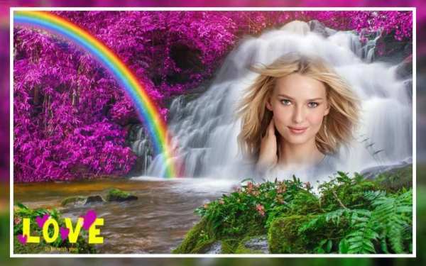 Rainbow Waterfall app & Nature Collage Maker स्क्रीनशॉट 6