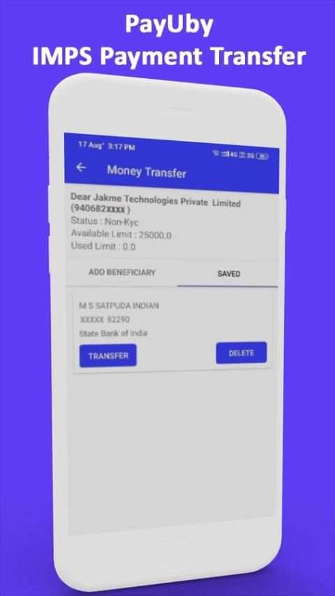 PayUby Aadhaar ATM MoneyTransfer Mobile Recharge screenshot 1