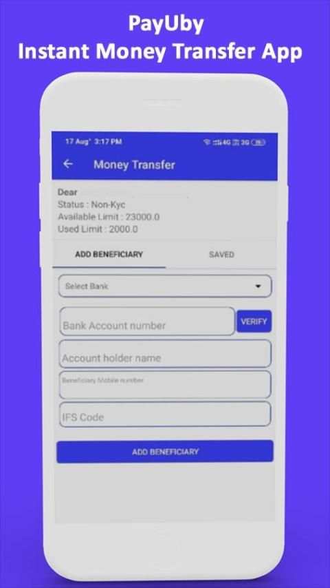 PayUby Aadhaar ATM MoneyTransfer Mobile Recharge screenshot 2