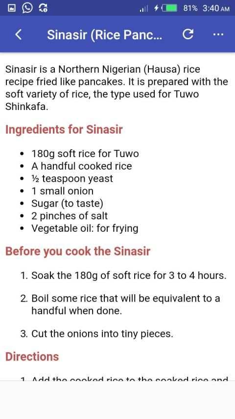 Abincin Hausawa (Hausa Recipe) screenshot 1
