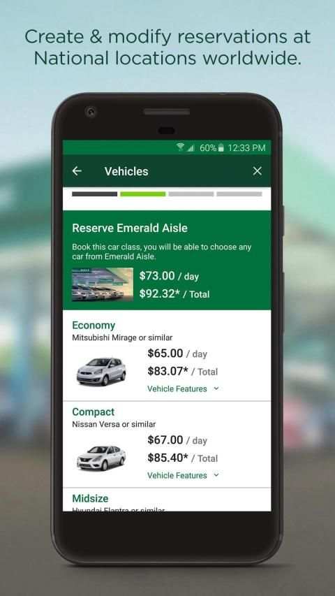 National Car Rental screenshot 2