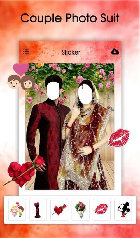 Couple Photo Suit- Photo Frame Editor screenshot 2