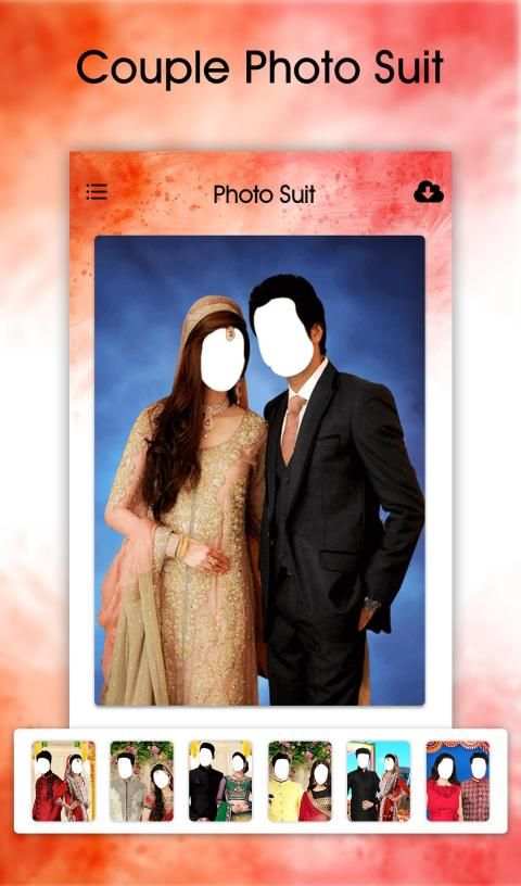 Couple Photo Suit- Photo Frame Editor screenshot 4