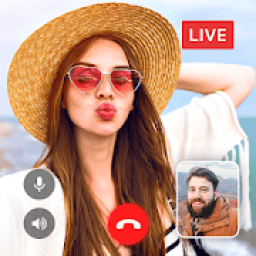 Live Video Chat Random Stranger Talk Call Free आइकन