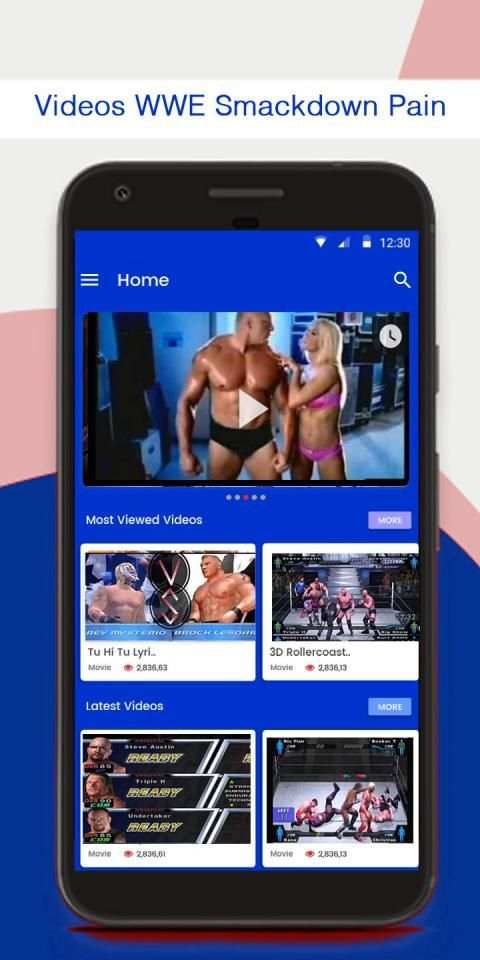 Videos WWE smackdown pain स्क्रीनशॉट 1