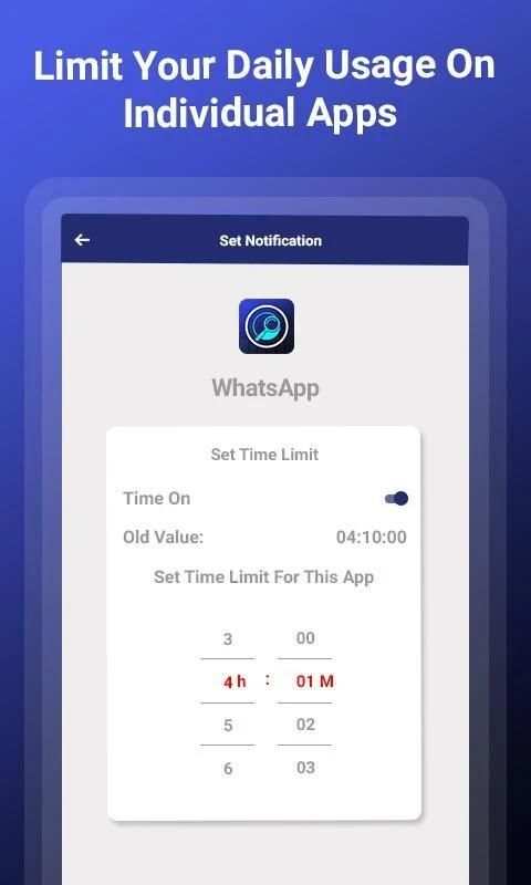 Online Tracker for WhatsApp : App Usage Tracker स्क्रीनशॉट 3