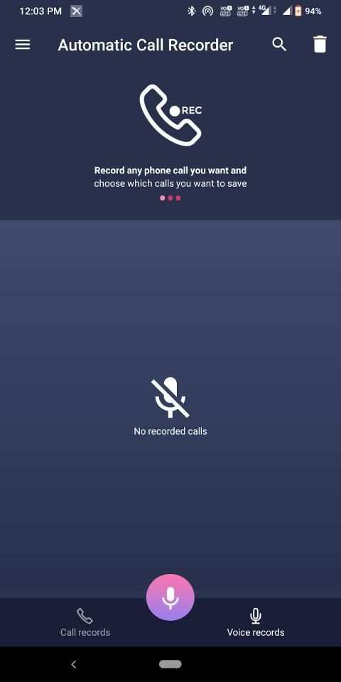 Easy Automatic Call Recorder App , Voice Recorder screenshot 2