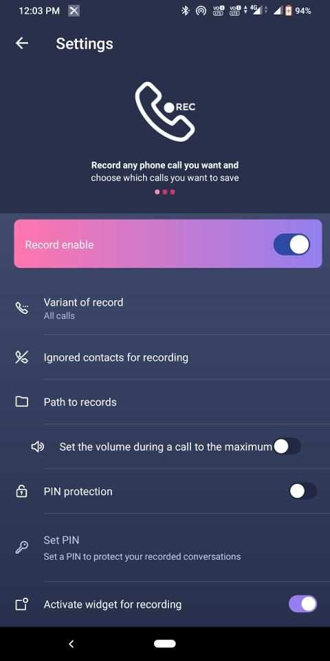 Easy Automatic Call Recorder App , Voice Recorder screenshot 3