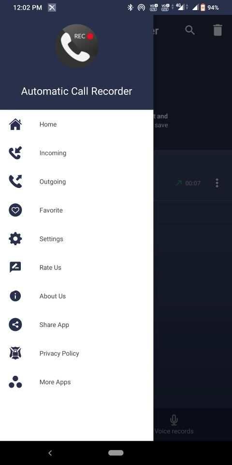 Easy Automatic Call Recorder App , Voice Recorder screenshot 4