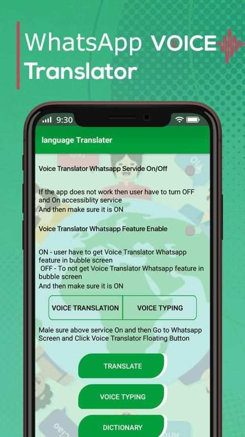 Language Translator for WhatApp स्क्रीनशॉट 3