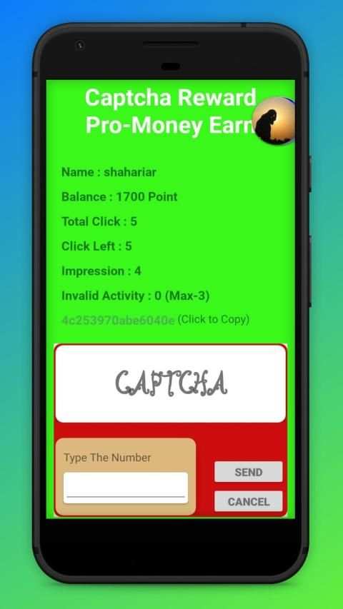 Captcha Reward Pro-Money Earn स्क्रीनशॉट 3