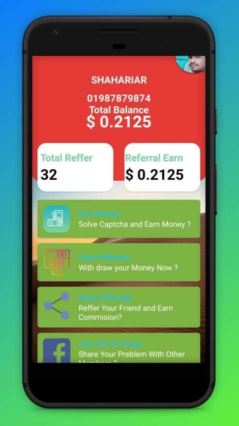 Captcha Reward Pro-Money Earn स्क्रीनशॉट 1