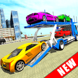 ikon Euro Truck Car Transporter Driver Game