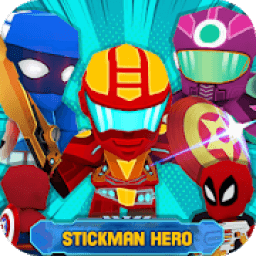 Spider and Iron Stickman Hero -Gangster Crime City icon
