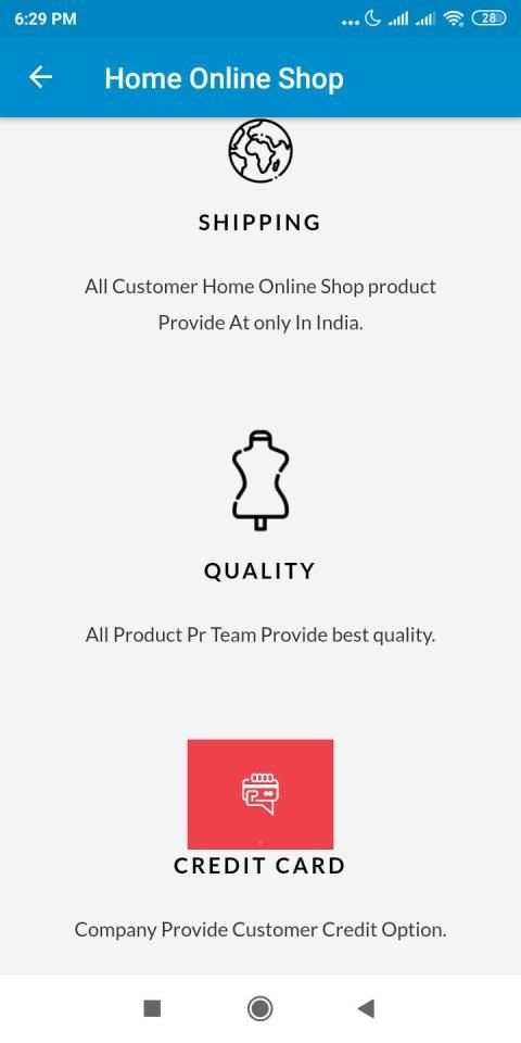 Home online shop screenshot 5