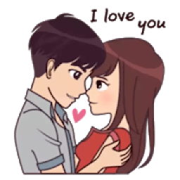 Love Story Stickers For Whatsapp आइकन