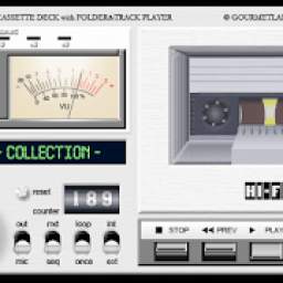GVC CD-17 folder player VU-meter vintage deck