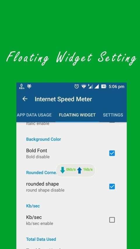 Internet Speed Meter स्क्रीनशॉट 4