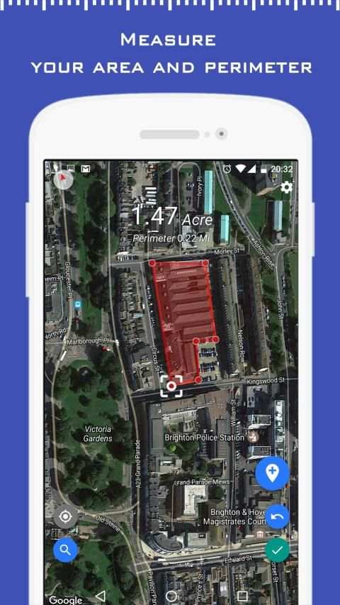 Distance & Area Measure स्क्रीनशॉट 7
