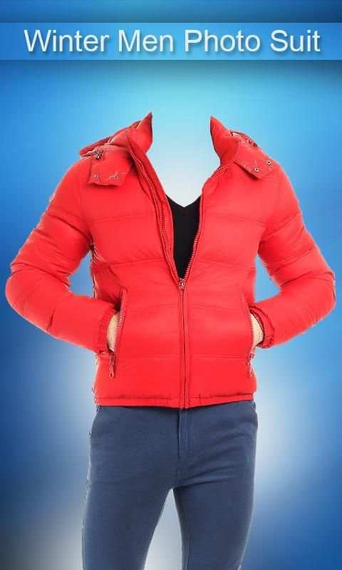 Winter Men Photo Suit स्क्रीनशॉट 1