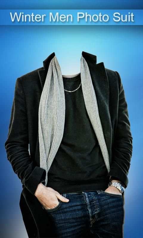Winter Men Photo Suit स्क्रीनशॉट 2