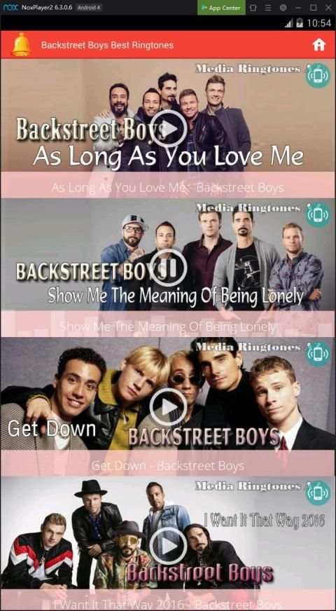 Backstreet Boys Best Ringtones 4 تصوير الشاشة