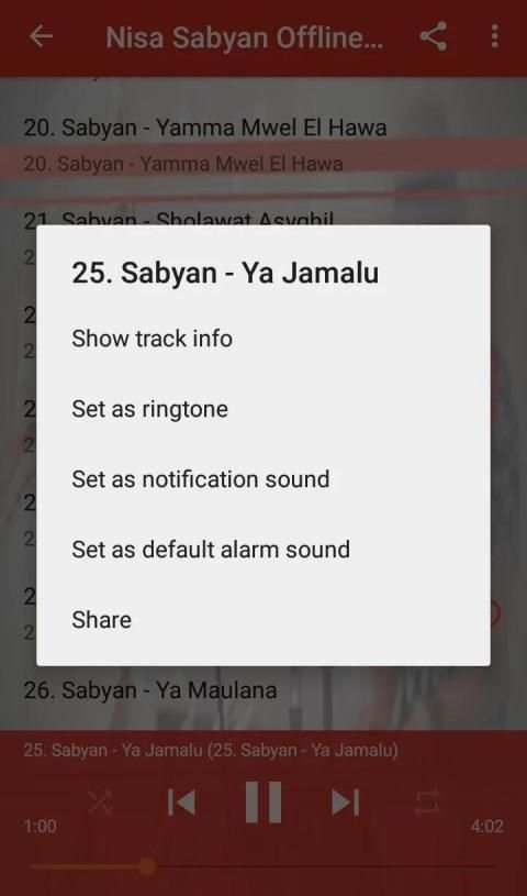 Nissa Sabyan Offline Terbaru screenshot 1