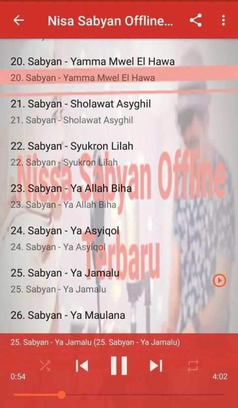 Nissa Sabyan Offline Terbaru screenshot 2
