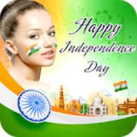 15 August Photo Frame - Independence Day Photo