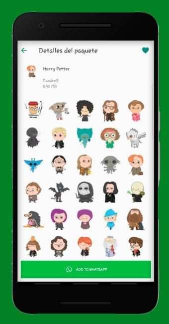 Potter Stickers para WhatsApp स्क्रीनशॉट 1