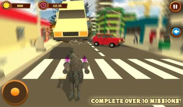 Angry Robot Goat Simulator: Rampage of Europe स्क्रीनशॉट 5