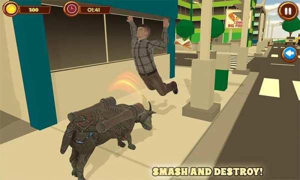 Angry Robot Goat Simulator: Rampage of Europe स्क्रीनशॉट 11