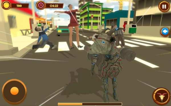 Angry Robot Goat Simulator: Rampage of Europe स्क्रीनशॉट 6