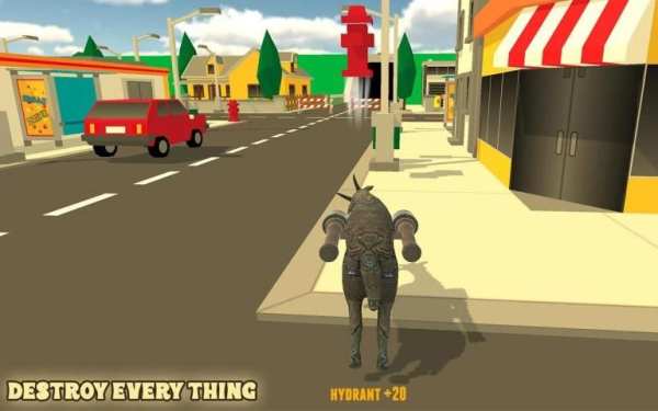 Angry Robot Goat Simulator: Rampage of Europe स्क्रीनशॉट 8