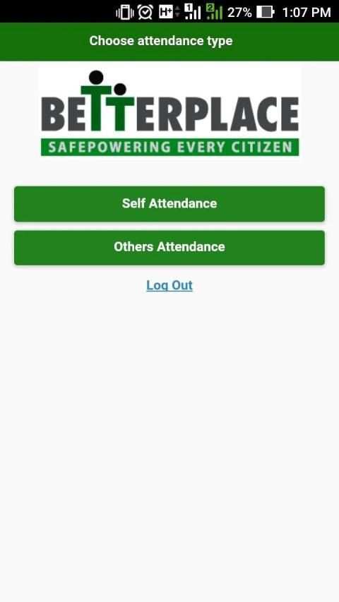 BetterPlace Attendance App स्क्रीनशॉट 1