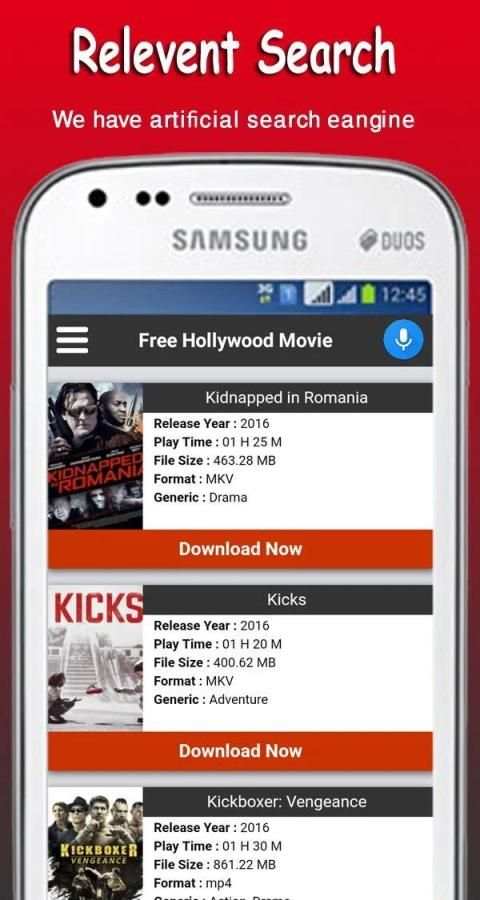 Free Movie - A Faster Free Movie Downloading Apps screenshot 2