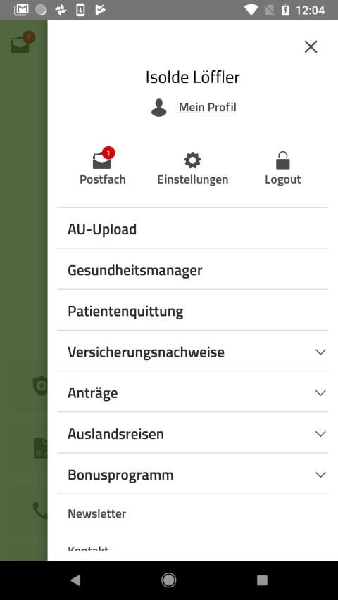 BARMER-App. Alles Wichtige online erledigen. screenshot 9