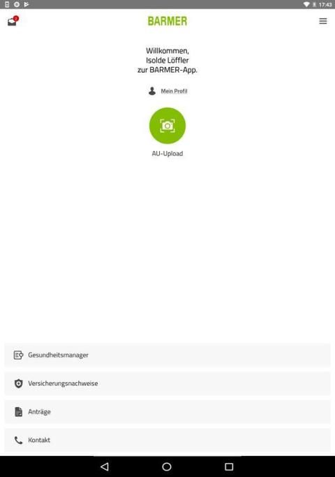 BARMER-App. Alles Wichtige online erledigen. screenshot 5