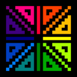 Colors geometry rage game आइकन