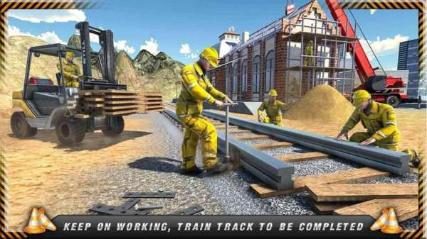 Train Station Virtual Construction Building Games screenshot 3
