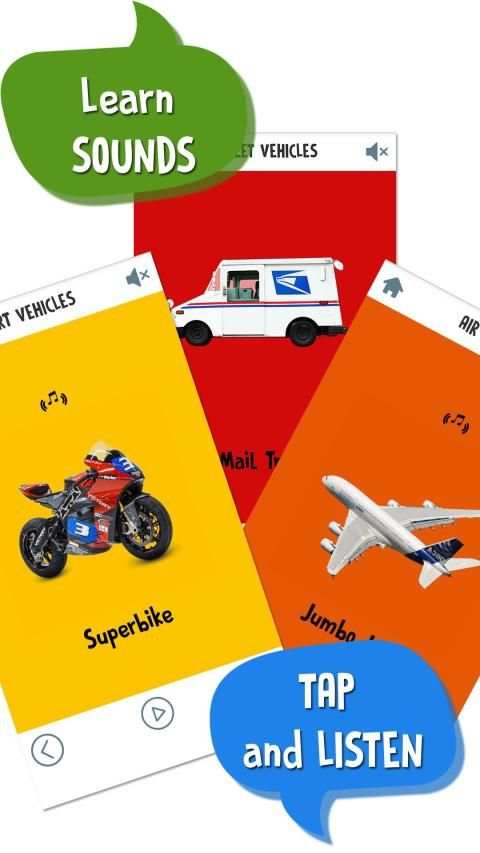 First Words for Baby: Vehicles स्क्रीनशॉट 6