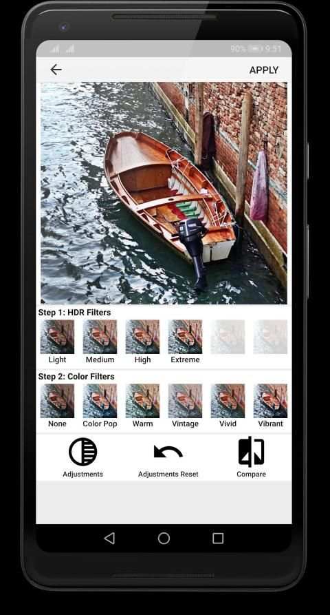HDRZ - Camera HDR Filters स्क्रीनशॉट 16
