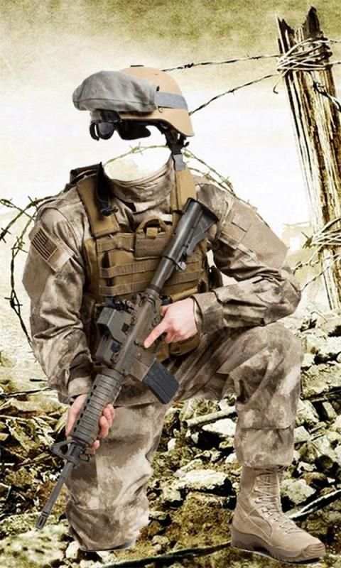 Man Army Suit Photo Editor screenshot 3