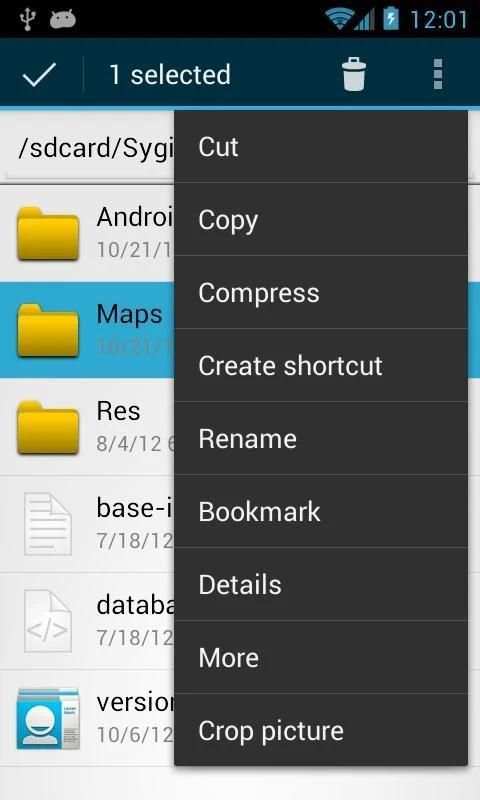 OI File Manager स्क्रीनशॉट 3