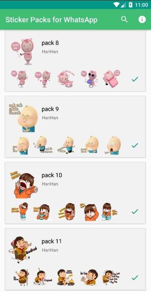 WAStickerApps - Funny Babies Stickers for WhatsApp स्क्रीनशॉट 2
