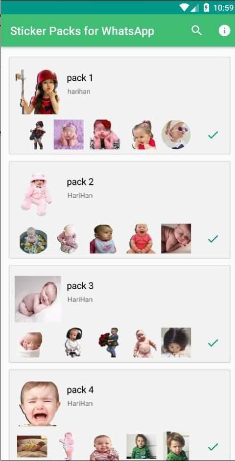 WAStickerApps - Funny Babies Stickers for WhatsApp स्क्रीनशॉट 4