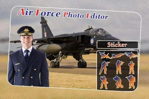 Air Force Photo Editor स्क्रीनशॉट 2