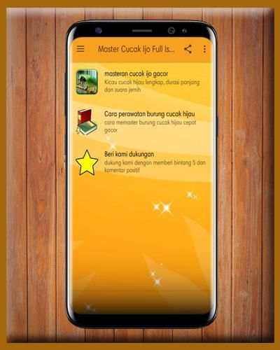 Masteran Cucak Ijo Full Isian 4 تصوير الشاشة