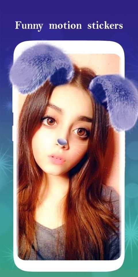 Bunny & Rabit Face camera - Motion Stickers screenshot 4